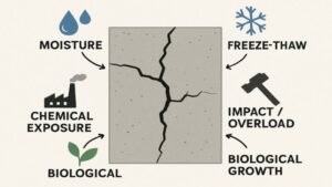 Top Causes of Concrete Damage and How to Prevent Them