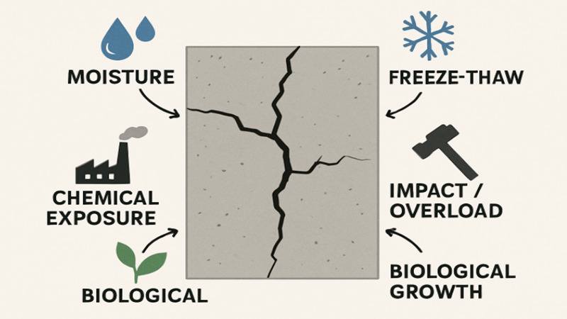 Top Causes of Concrete Damage and How to Prevent Them
