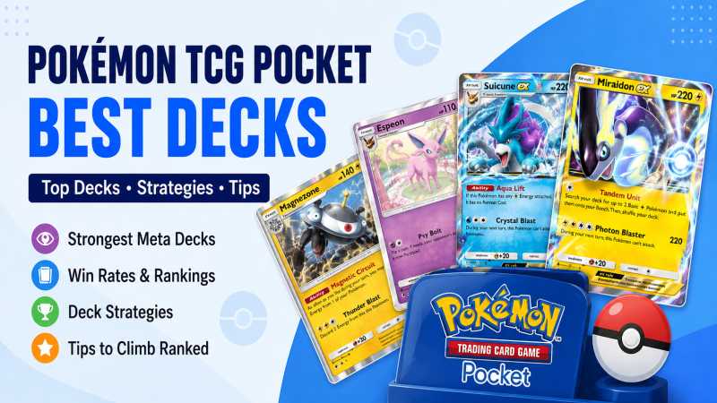 Pokémon TCG Pocket Best Decks: Complete Guide